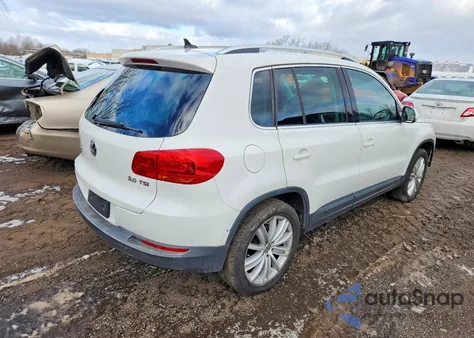 2012 Volkswagen Tiguan S from USA, damaged, VIN WVGAV7AX3CW532866